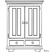 cabinet Coloring Pages To Print